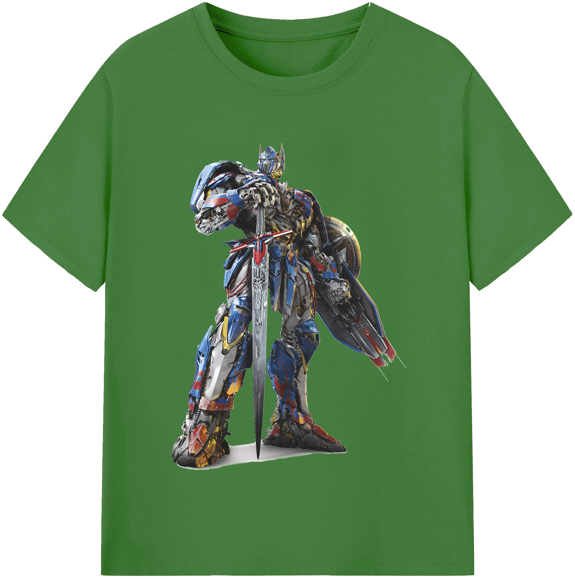 （画像用） Transformers トランスフォーマー レディースカジュアルプリントTシャツ（綿100％）
